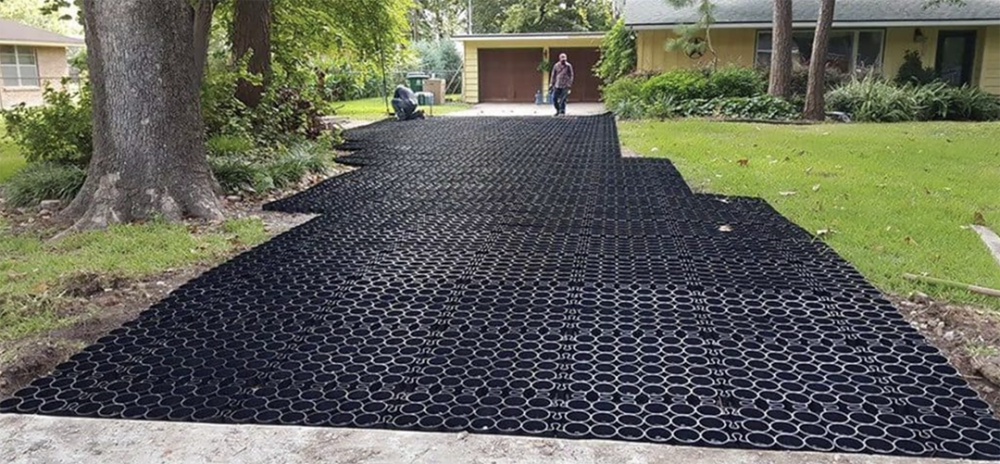 Porours Materials on Driveway Image