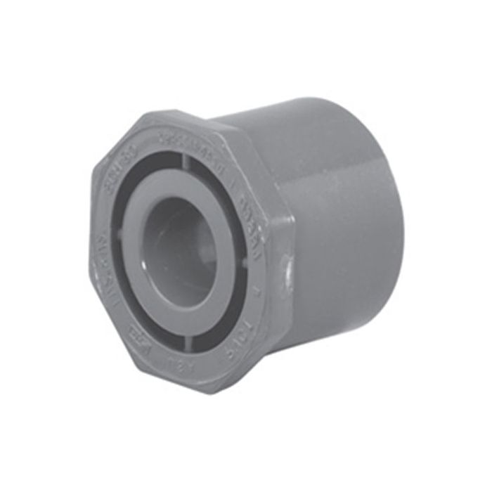 7 101 3 4 X 1 2 Schedule 80 Pvc Reducing Bushing Gray 7 101 Drainage Connect 7 101 3 4 X 1 2 Schedule 80 Pvc Reducing Bushing Gray 7 101 Drainage Connect