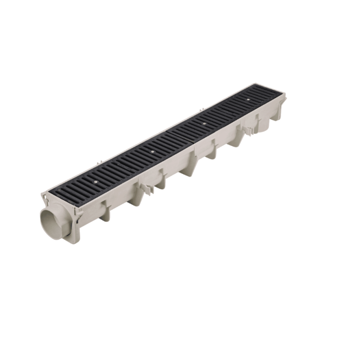 NDS Dura Slope Channel Drain Kit (Neutral Slope - Ductile Iron
