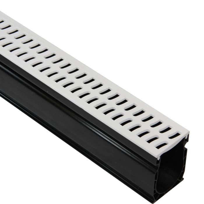Vloer Drainage Trench Channel Drain Kit Systeem Roestvrij Staal Trench Drains Kit, 1 5 STKS Langwerpig Smalle Drainage Kanaal Rooster, Dek/Yard/Garage/Oprit/Trottoirs Rechthoekig Kanaal Drain Systeem