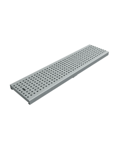 ACO KlassikDrain Type 412D Perforated Galvanized Steel Grate (ADA) - 0.5 Meter
