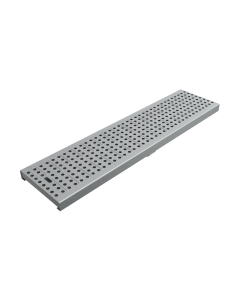 ACO KlassikDrain Type 453D Perforated Stainless Steel Grate (ADA) - 0.5 Meter