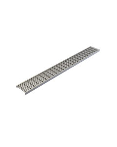 ACO KlassikDrain Type 447D Longitudinal Stainless Steel Grate (ADA) - 1 Meter