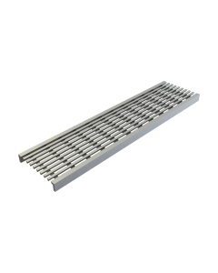 ACO KlassikDrain Type 437D Longitudinal Galvanized Steel Grate (ADA) - 0.5 Meter