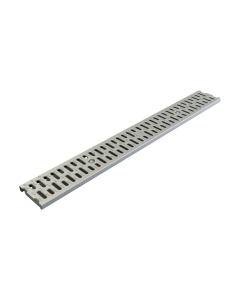 ACO KlassikDrain Type 435Q Slotted Galvanized Steel Grate - 1 Meter