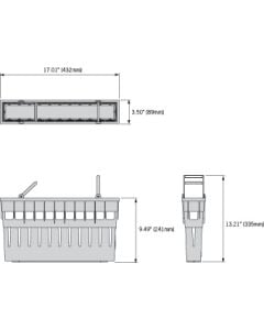 ACO Drain Type 900 Plastic Trash Bucket