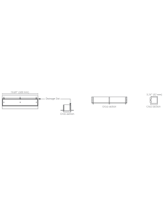 ACO Brickslot 100 Type 482/483 Galvanized Steel Access Frame - Spare Part