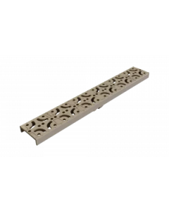 ACO MiniKlassik 138106 Type 202D Mosaic Plastic Grate - Tan (ADA)