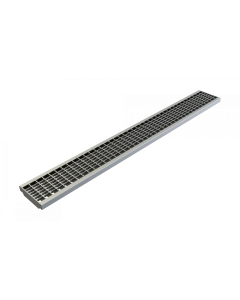 ACO KlassikDrain Type 405D Mesh Galvanized Steel Grate (ADA) - 1 Meter
