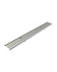ACO KlassikDrain Type 420D Slotted Galvanized Steel Grate - 1 Meter