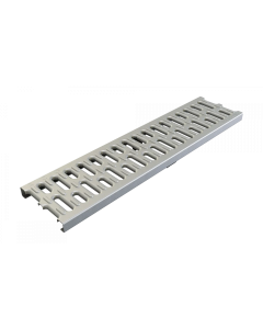 ACO KlassikDrain Type 421D Slotted Galvanized Steel Grate - 0.5 Meter