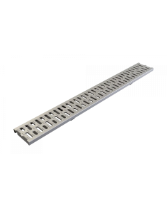 ACO KlassikDrain Type 455D Slotted Stainless Steel Grate - 1 Meter