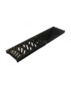 ACO KlassikDrain Type 480D Wave Ductile Iron Grate (ADA) - 0.5 Meter