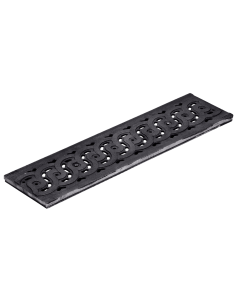 NDS Dura Slope Raw Iron Grate - Decorative Weave Pattern, Display