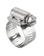 Worm Drive Hose Clamp, SAE 6, Aero Seal 9/16" Band Width