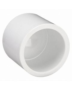 1 1/4" Schedule 40 PVC Cap, White, 447-012