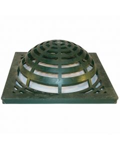 NDS 18" Square Catch Basin Atrium Grate - Green