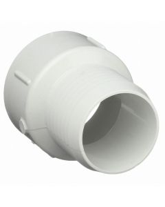 1" Schedule 40 PVC Adapter, White, 474-010