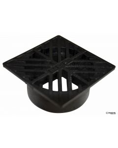 NDS 4" Square Grate - Black