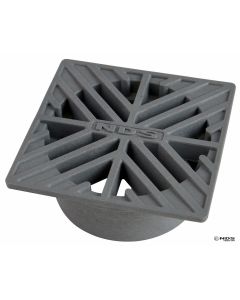 NDS 4" Square Grate - Grey