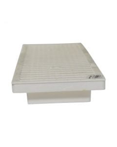 NDS Dura-Slope Plastic Perforated Channel Grate - White