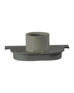 NDS 821 - 5" Shallow Profile Channel Drain End Cap/End Outlet