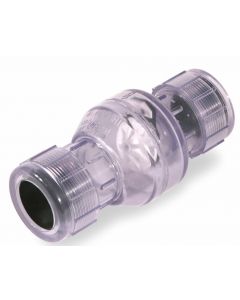 2" Clear PVC Compression Swing Check Valve