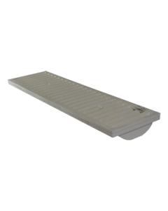 NDS Dura-Slope Channel Grate - White