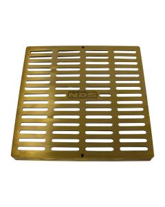 NDS 12" Square Catch Basin Grate - Brass