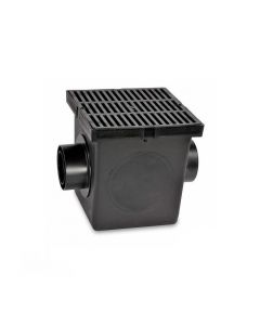 NDS 1200BLKIT - 12" Catch Basin Kit (Black Grate)