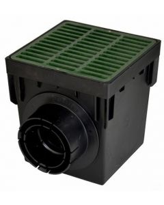 NDS 900GRKIT - 9" Catch Basin Kit (Green Grate)