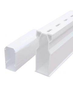 NDS 5 FT Micro Channel Drain - Including 1 Coupling, White