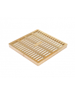 NDS 12" Square Catch Basin Grate - Brass (Display)