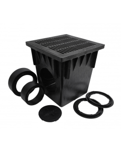 NDS 18" Catch Basin Kit (Black Grate)