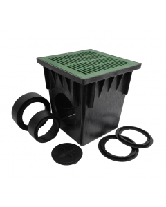 NDS 18" Catch Basin Kit (Green Grate)