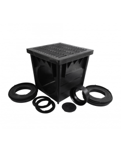 NDS 24" Catch Basin Kit (Black Grate)