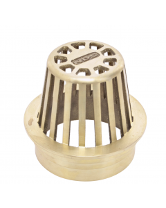 NDS 4" Atrium Brass Grate