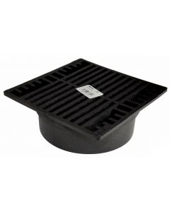 NDS 7" Square Grate, Black