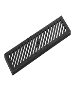 Josam Lite Line Trench Drain Cast Iron Diagonal Slotted Grate