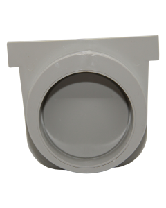 NDS 813 -  5" Deep Profile Channel Drain End Cap/End Outlet
