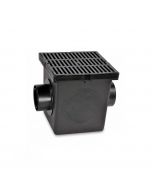NDS 1200BLKIT - 12" Catch Basin Kit (Black Grate)