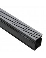 NDS 9209GRAY - 9' Slim Channel With Grates