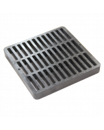 NDS 980 -  9" Square Catch Basin Grate, Black