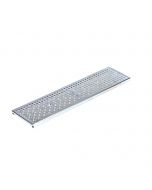 NDS 2' Galvanized Steel Perforated Channel Grate