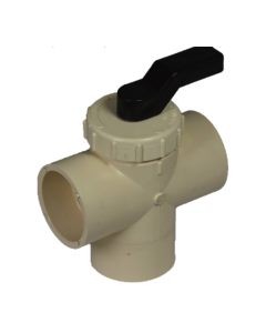 CPVC Three-Way Diverter Valve
