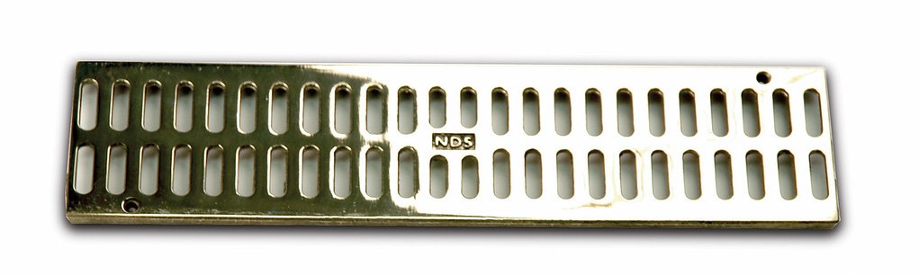 NDS Mini Channel Polished Brass Grate