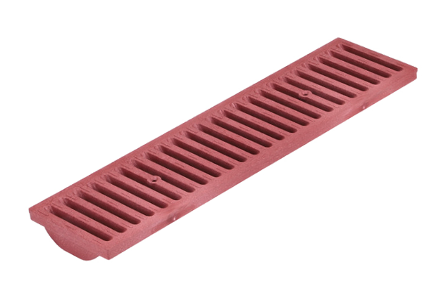NDS Dura Slope Channel Grate — Brick Red