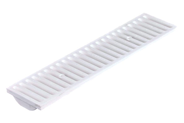 NDS Dura Slope Channel Grate — White