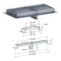 US Foundry square and rectangular inlet frames and grates US Foundry square and rectangular inlet frames and grates